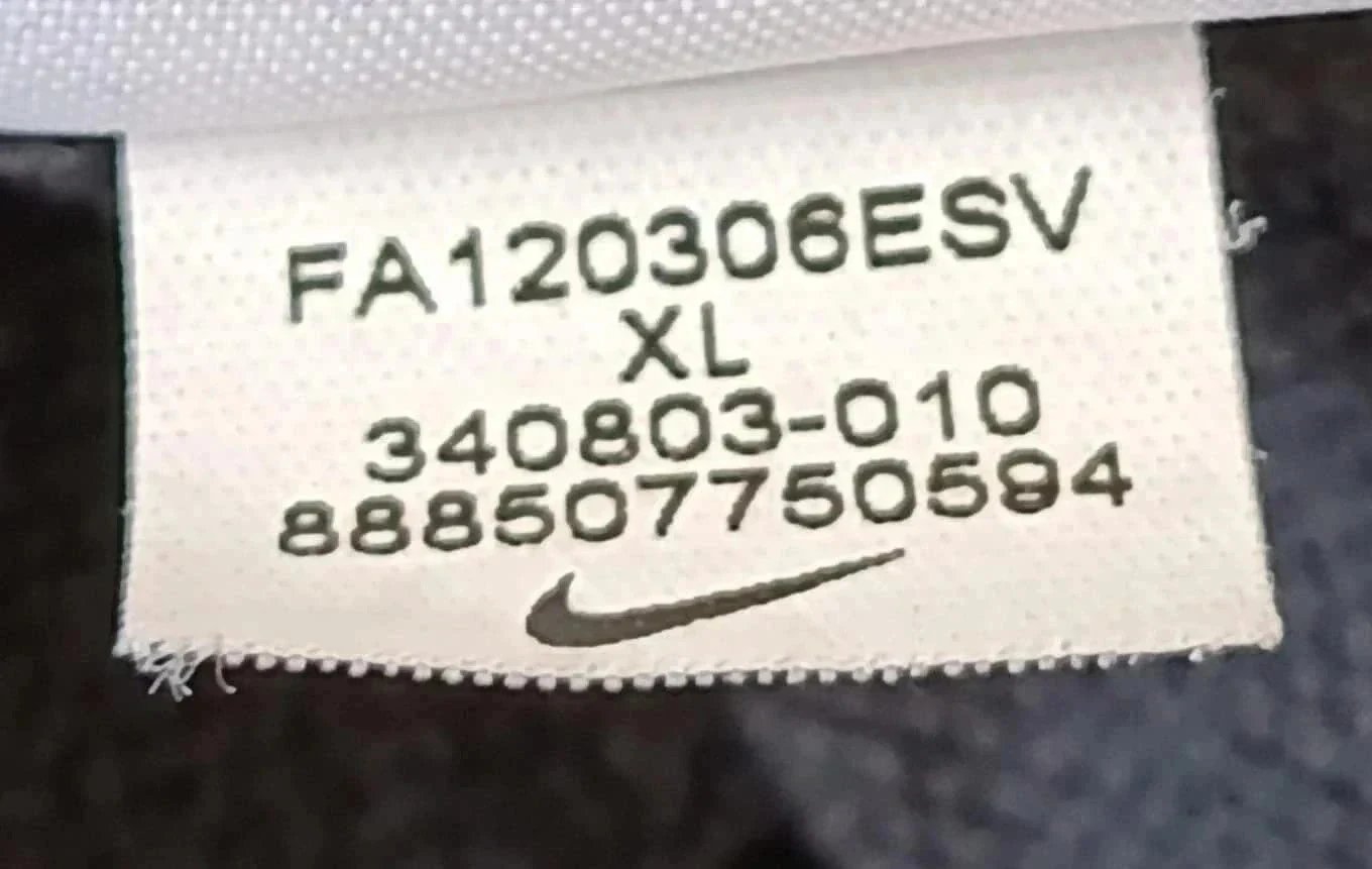 Black Nike XL embroidered white logo polo – photo 9